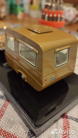 Волга Газ 21 с прицепом 1:43