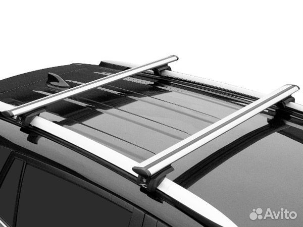 Багажник на крышу Элегант, высокий рейлинг LUX