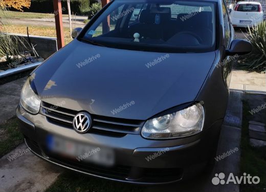 Накладки на фары VW Golf 5 MK5 черные