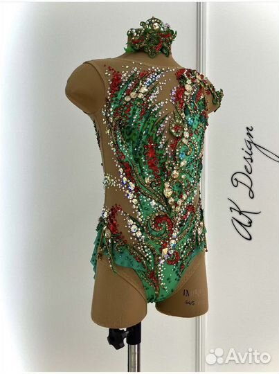 Купальник для гимнастики на рост 120-130