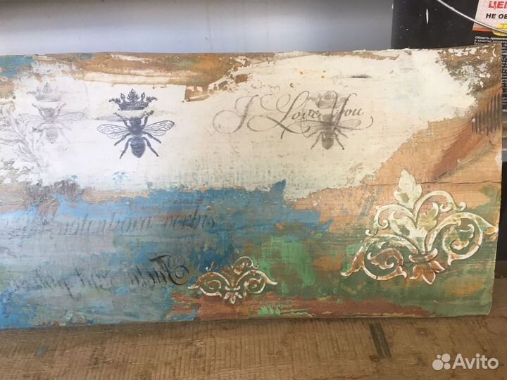 Картина на дереве Король жук