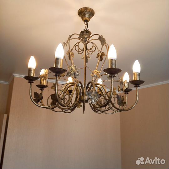 Люстра потолочная бу