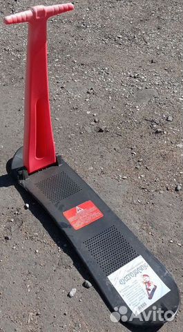 Детский зимний самокат Снеговичок