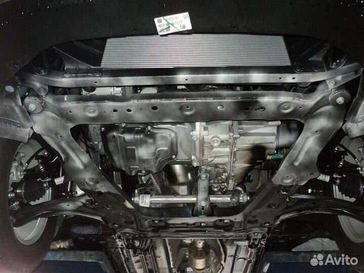 Защита картера Nissan Qashqai 07-16г композит 6мм