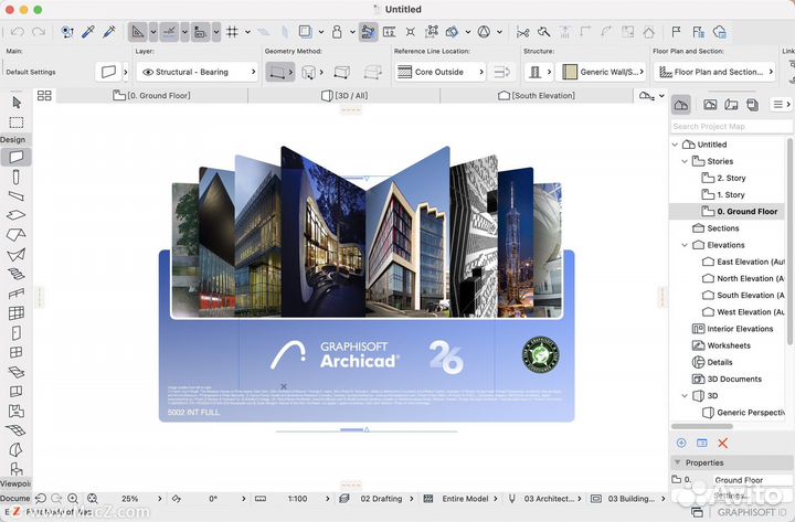Архикад Archicad 26 бессрочная (Windows и MacOS)