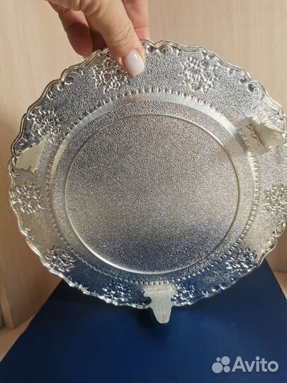 Набор рюмок+ поднос сталь с никель-серебряным п+ем