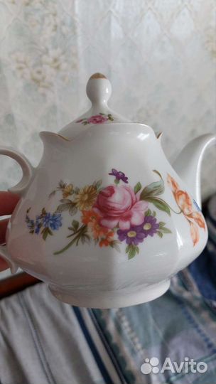 Чайник заварочный фарфоровый