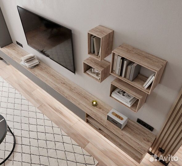 Полка настенная навесная