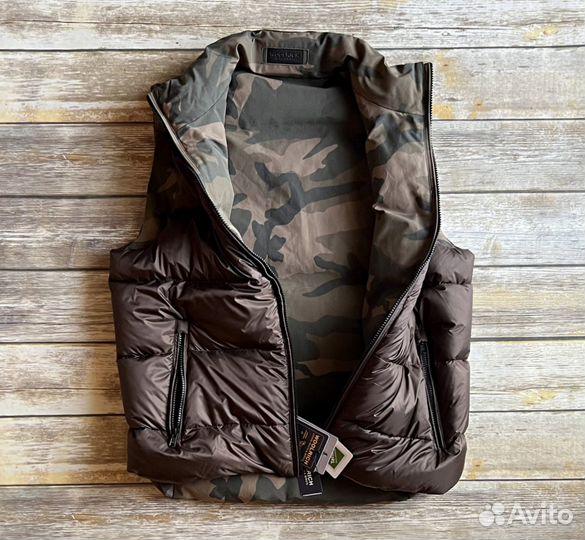 Жилетка пуховик Woolrich USA двусторонняя Оригинал