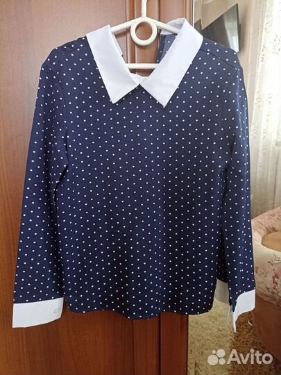 Школьная блузка на девочку 128 р