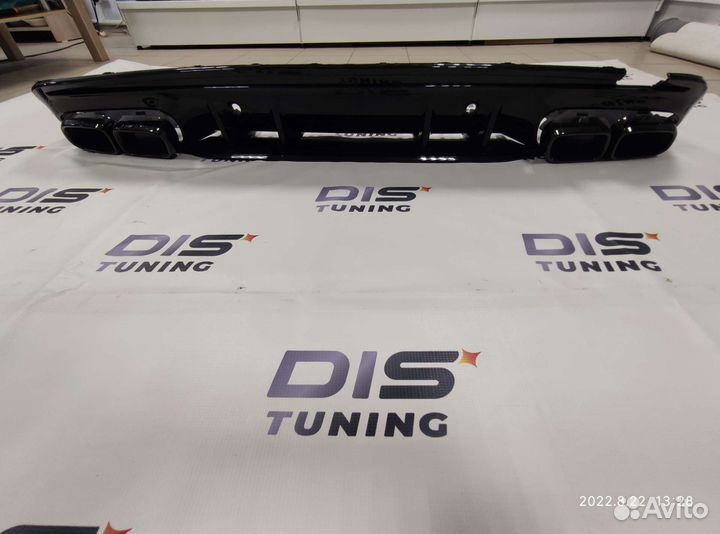 Диффузор + насадки AMG 63 Mercedes W205