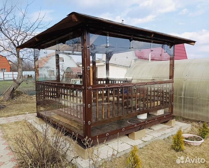 Мягкие окна на террасу