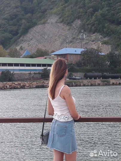 Юбка джинсовая