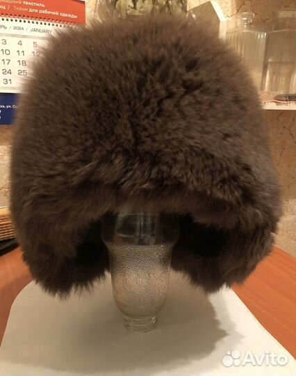 Шапка зимняя меховая женская песец