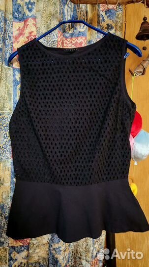 Бредовые чёрные топы пакетом S-M