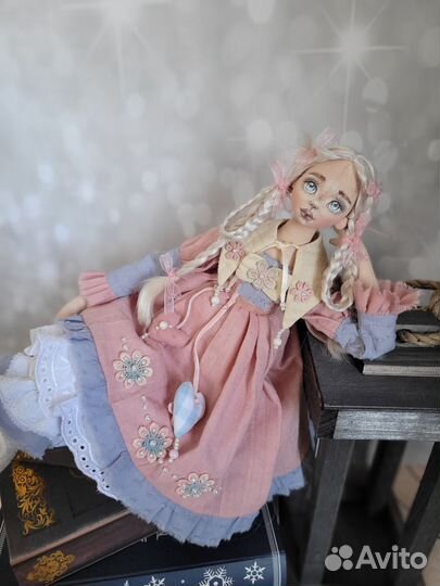 Авторская текстильная кукла ручной работы