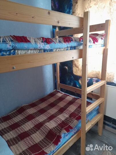Двухъярусная кровать бу с матрасами