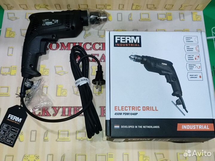 Дрель Ferm pdm1048