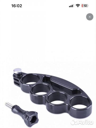 Ручка кастет с креплением для экшн камер GoPro