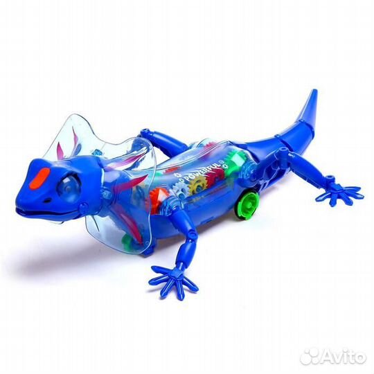 Ящерица «Шестеренки» работает от батареек, микс