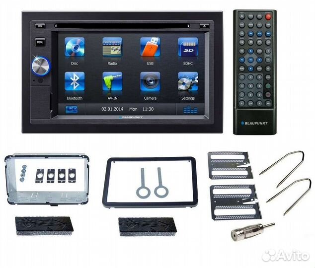 Blaupunkt San Diego 530 GPS 2din 6.2 дюймов сенсор