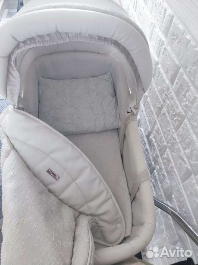 Коляска 2 в 1 эко кожа