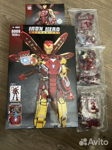 Конструктор Iron man железный человек марвел