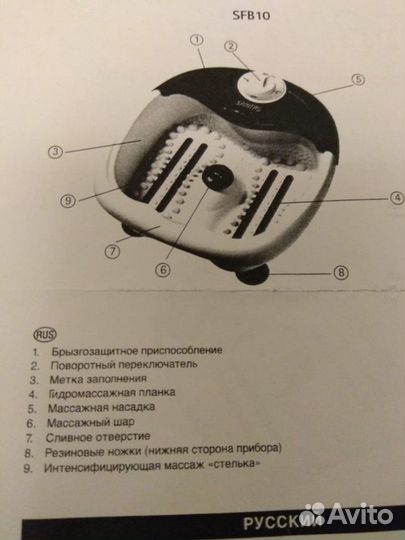 Гидромассажная ванночка для ног