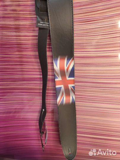 Кожаный гитарный ремень Perri's P25LSS-33