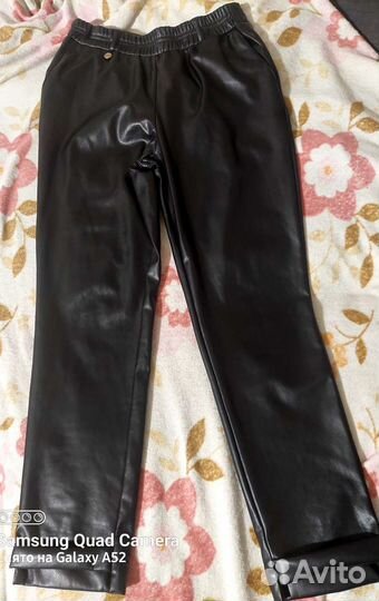 Брюки кожаные
