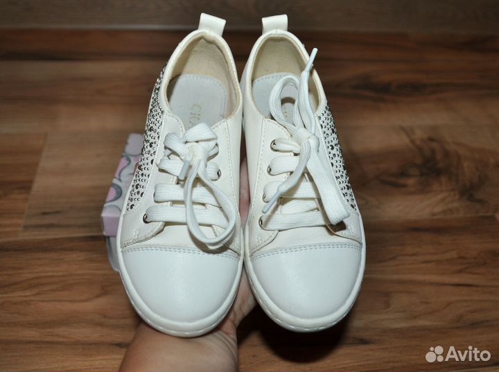 Белые кеды для девочки Сказка 28