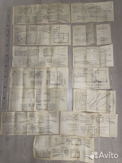 Корабли, судостроение - старинные чертежи