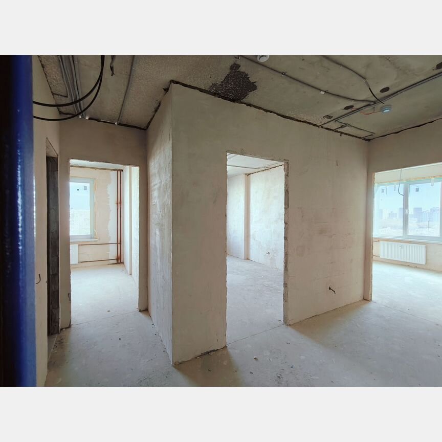 2-к. квартира, 57,2 м², 17/25 эт.