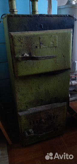 Чугунный твердотопливный котел