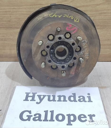 Ступица передняя Rh Hyundai Galloper, 2001г