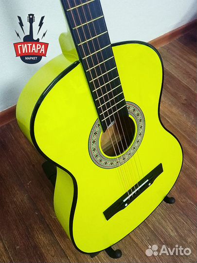Гитара акустическая DaVinci DF-50A Neon Green
