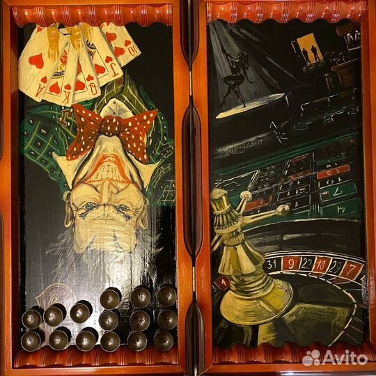 Нарды ручная работа эксклюзив/на подарок