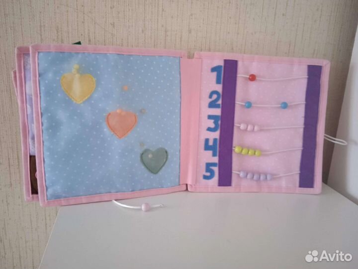 Развивающая книга из фетра Kykybook