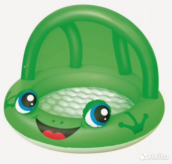 Бассейн детский с навесом от солнца, 97x66см