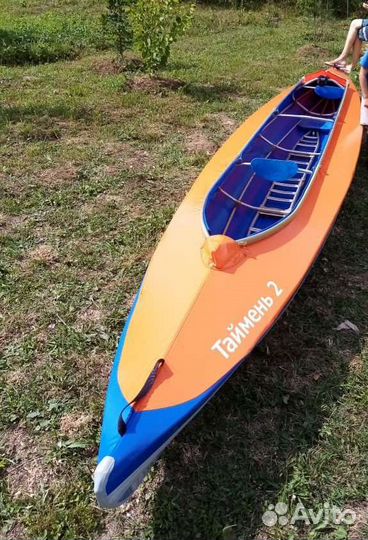 Оболочка, шкура для байдарки Таймень, Салют