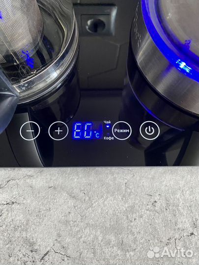 Электрический чайник с заварочником и подогревом