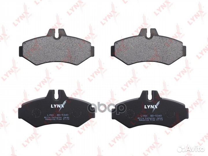 Колодки тормозные дисковые зад mercedes W463