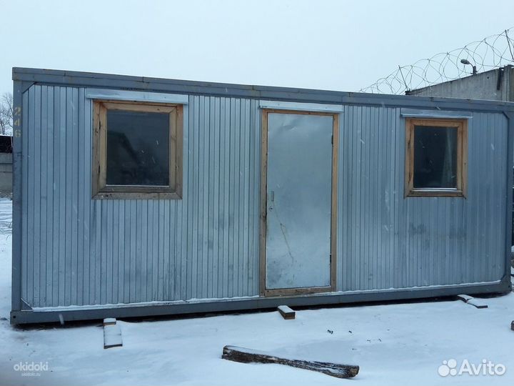 Металлическая бытовка б/у