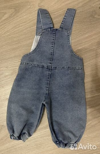 Джинсовый комбинезон для девочки 74