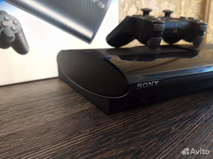 Playstation 3 Super Slim прошитая 500гб+120игр PS3