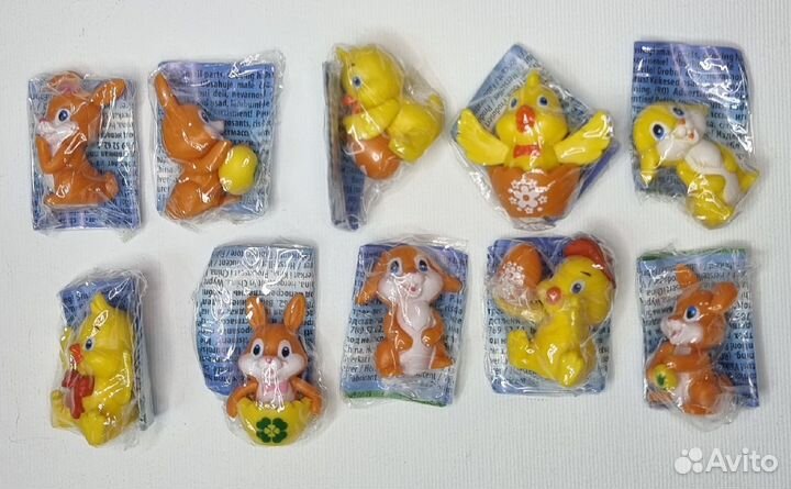 Фигурки из десертов KidsWorld Пасха, Мишки Зайцы