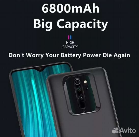 Чехол зарядка на Redmi note 8 pro