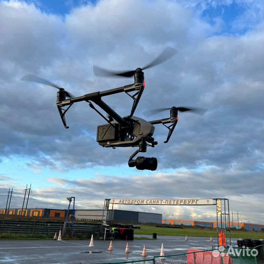 Аэросъемка с квадрокоптера DJI Inspire 2 X7/X5