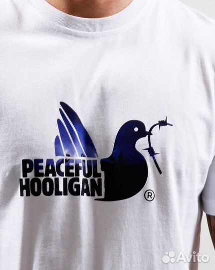 Футболка peaceful hooligan оригинал новые S M L