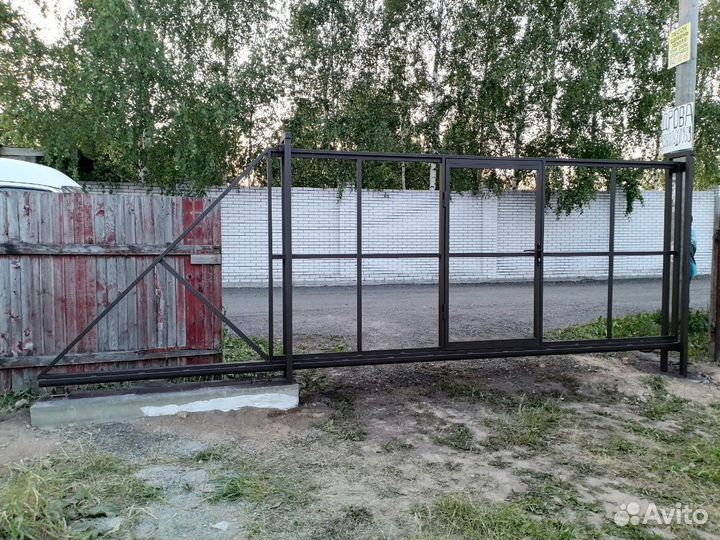 Откатные ворота под ключ